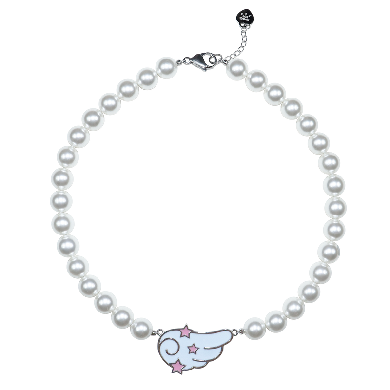 hurjaboyacc(ホジャボーイアクセ)の「ウィングウィズスターズパールネックレス(アクセサリー)」