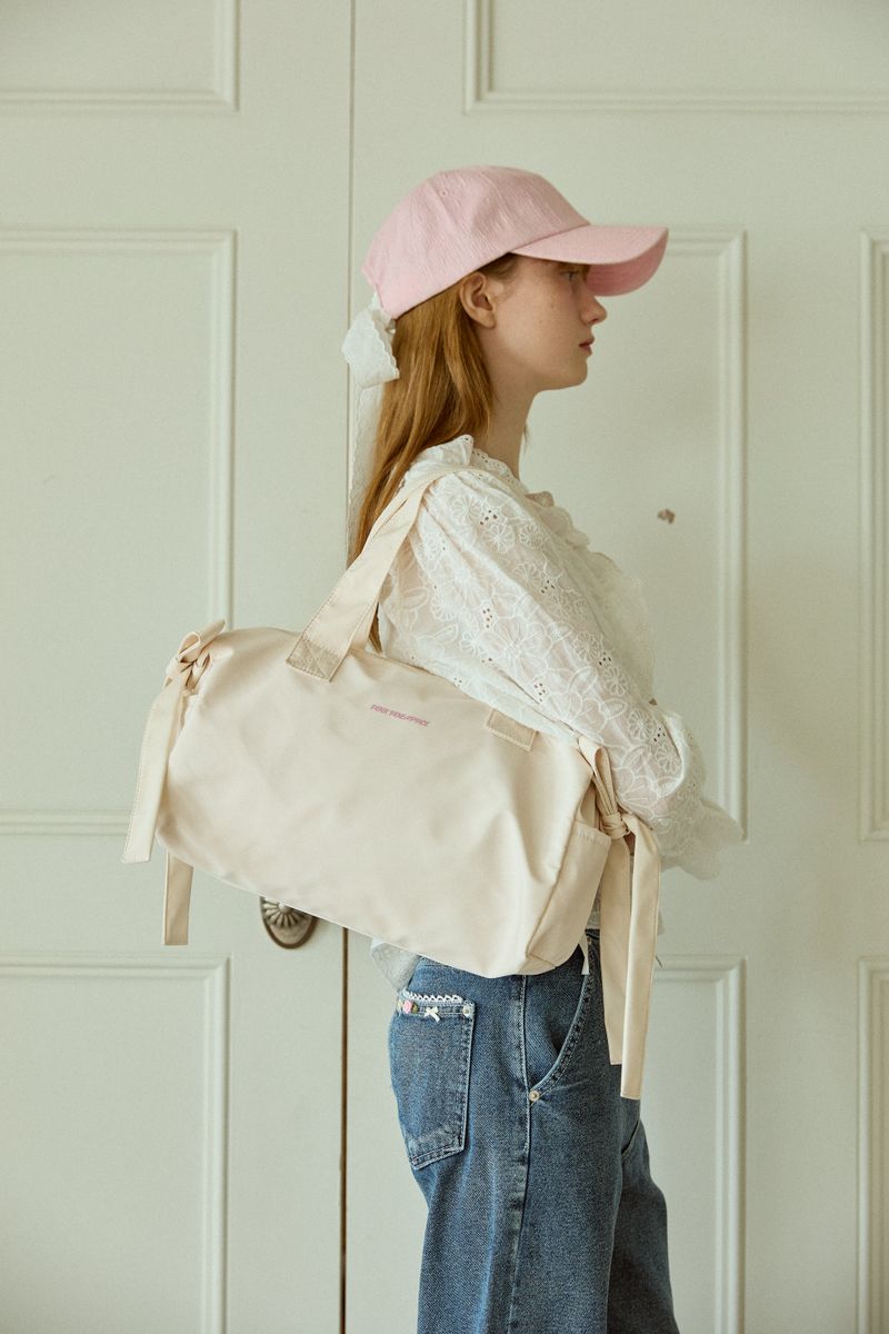 PINK PINEAPPLE（ピンクパイナップル）の「DOUBLE RIBBON TOTE BAG（Bags）」
