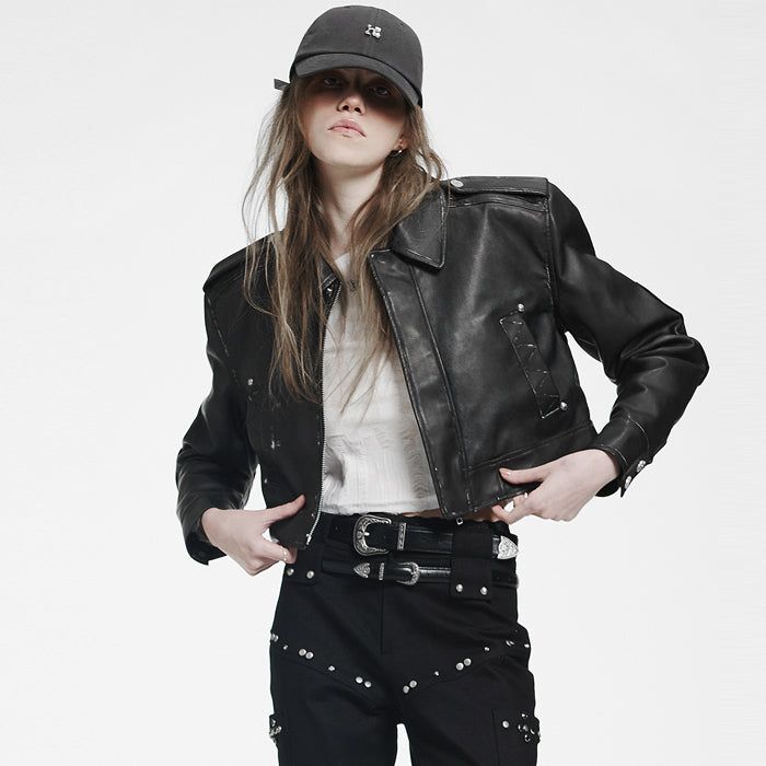 HOLY NUMBER 7(ホーリーナンバーセブン)の「Vintage Leather Short Jacket(Jackets/Outerwear)」