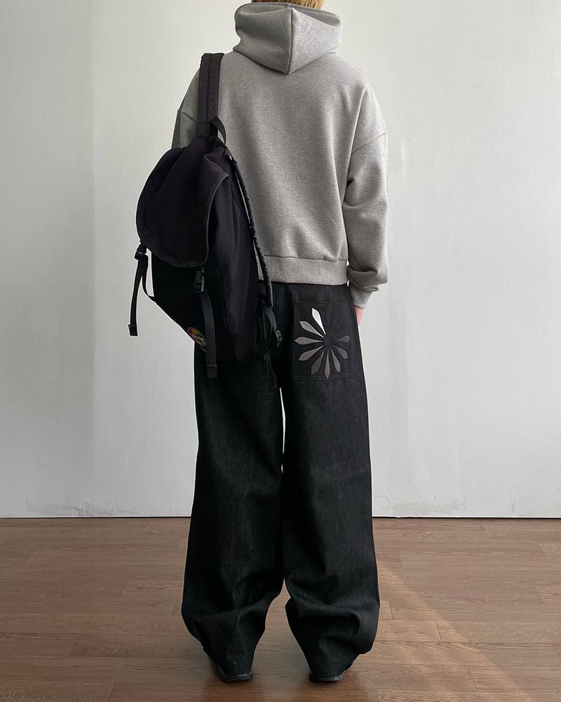 Compact Crop High-neck Hood Zip-up