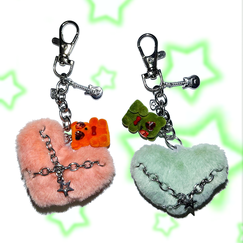 3amgang（スリーエイエムギャング）の「Fluffy tied bear keychain（Toys/Key Holders）」
