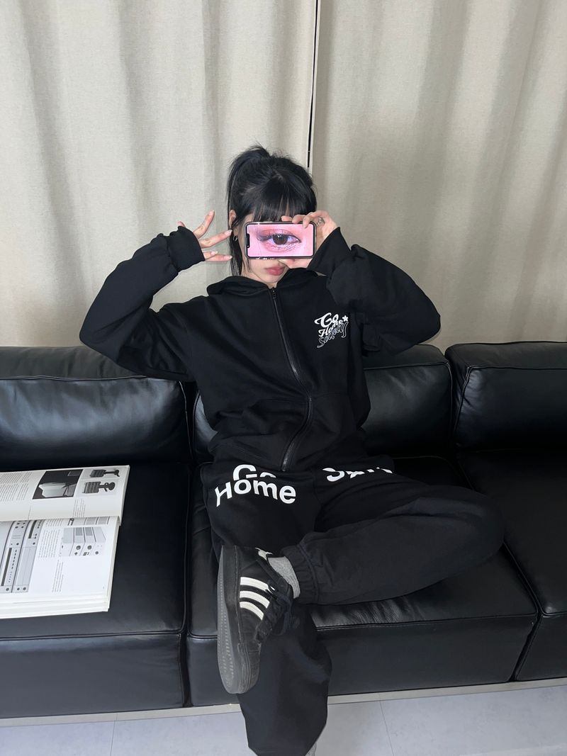 GO HOME SOCIETY JOGGER PANTS - BLACK