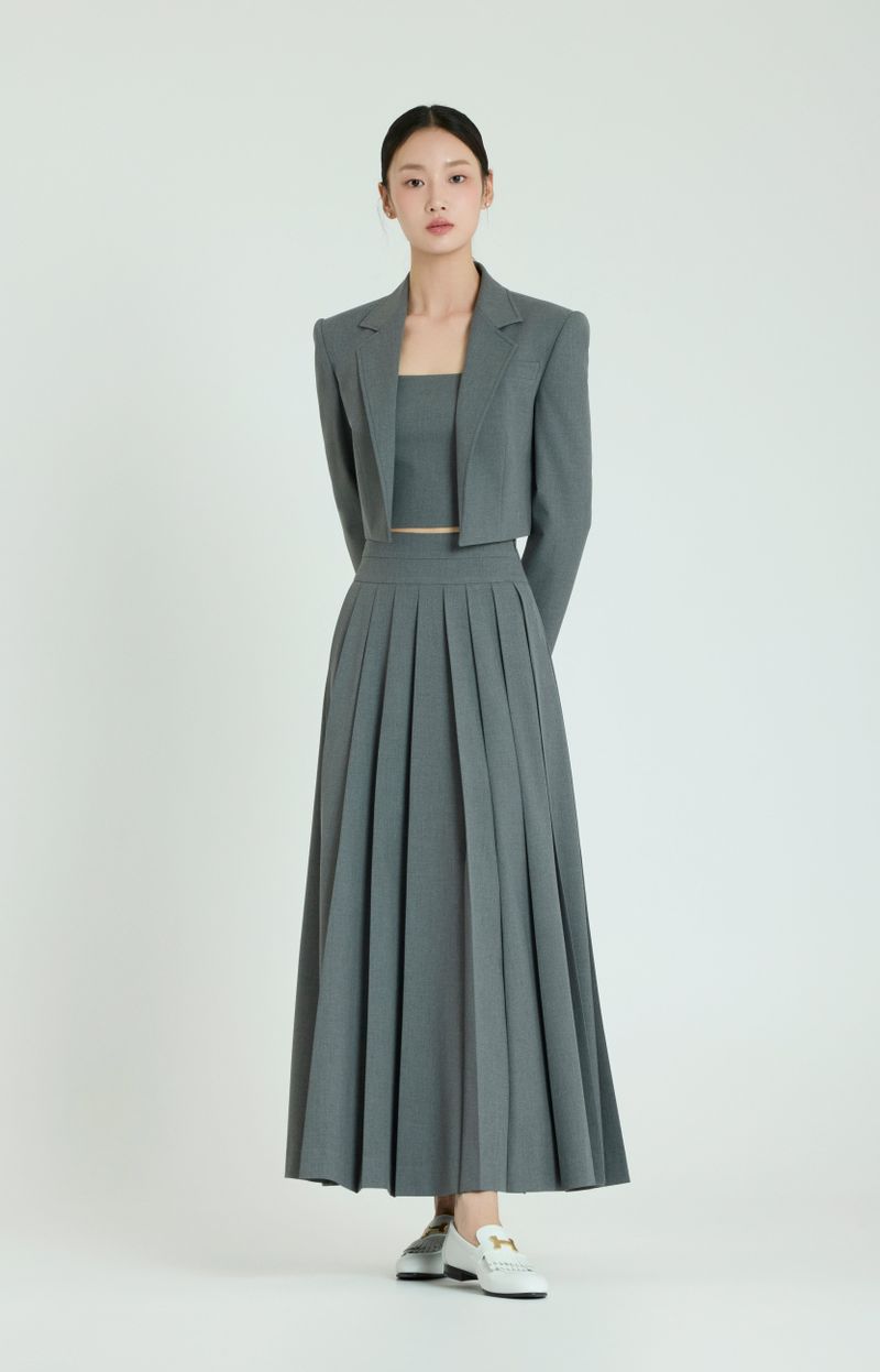 HANAVO（ハナボ）の「NO.24 SKIRT - GREY（Skirts）」