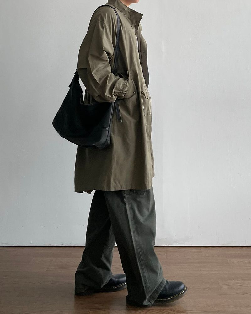 Vent High Neck Fishtail Jacket