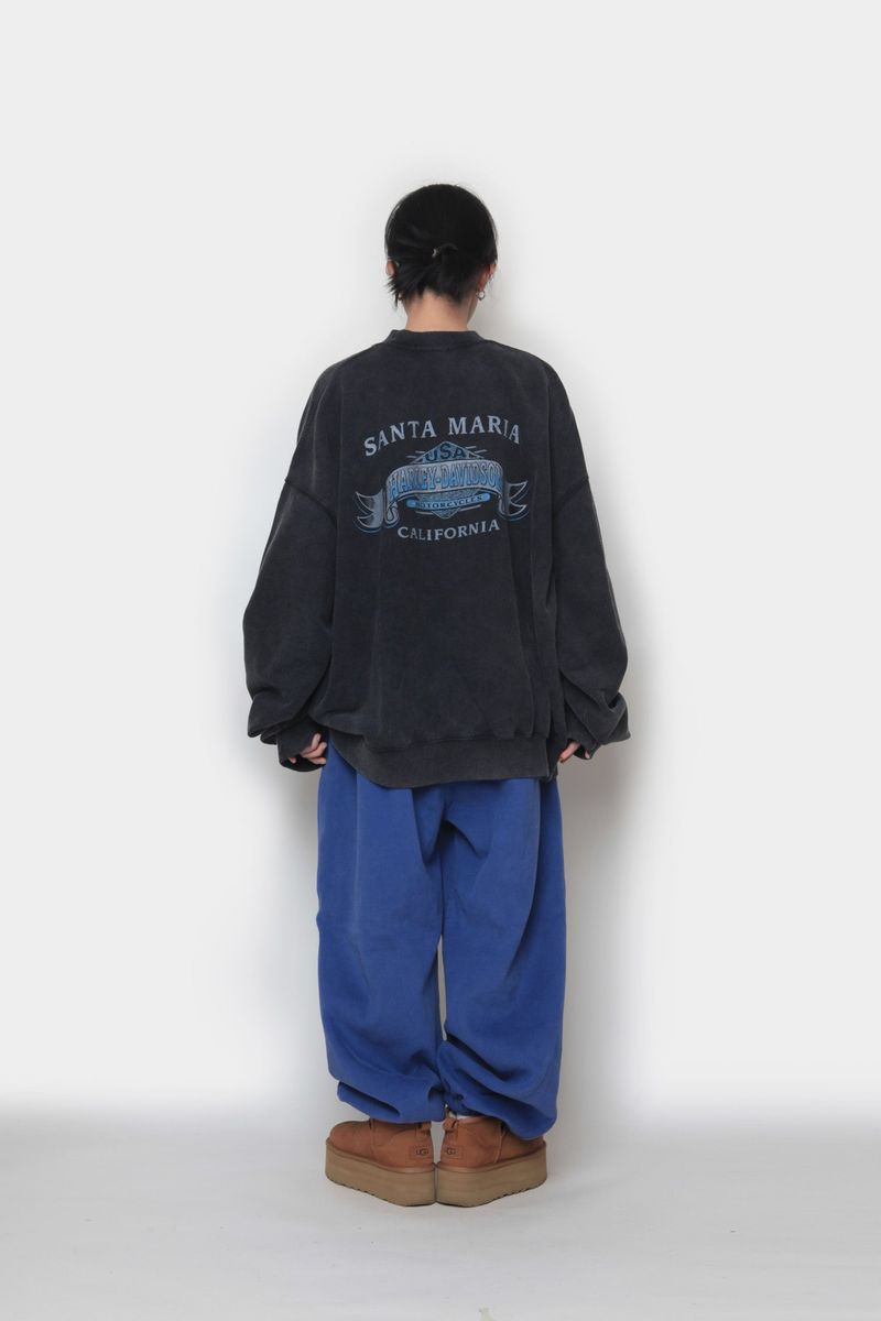 wool fluff balloon jogger pants