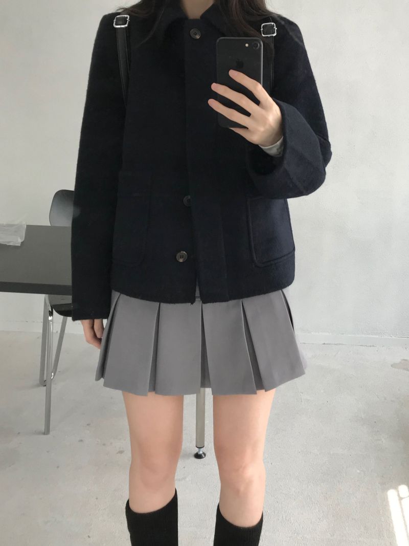 Vera Pleats Mini Skirt (3 colors)