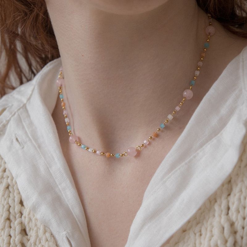 MerryMotive(メリーモチーブ)の「Pastel sugar candy ball chain necklace(Accessories)」