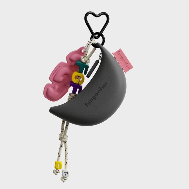 Mini EVA Banana Earbud Coin Pouch Keyring