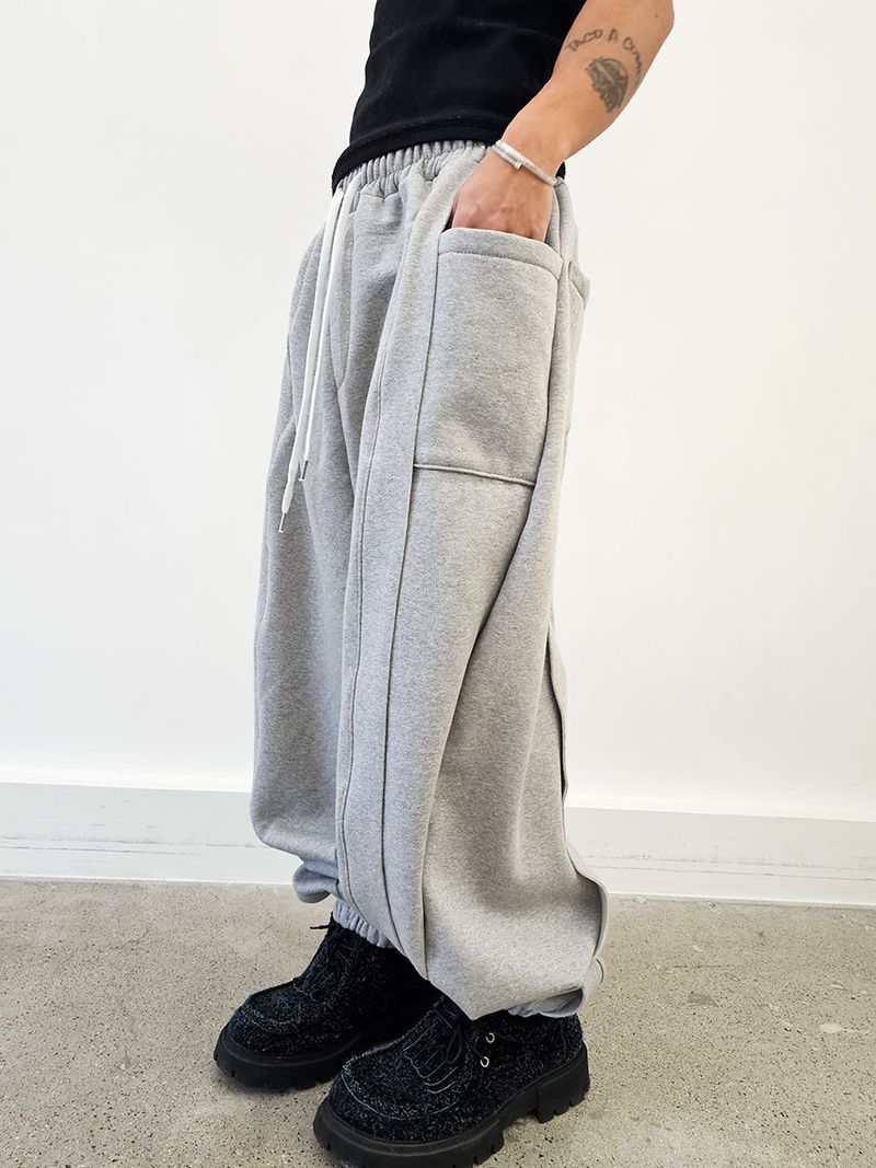 VENTIQUE Wave fleece jogging pants 4color