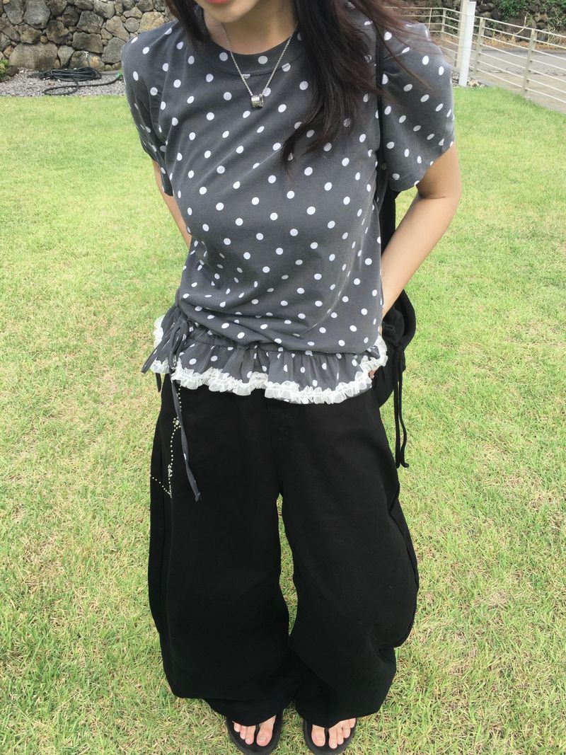 Plain Dot Pigment Short Sleeve (3c)