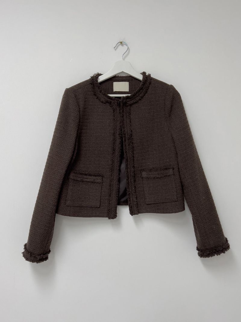 Sunday Fringe Tweed Jacket