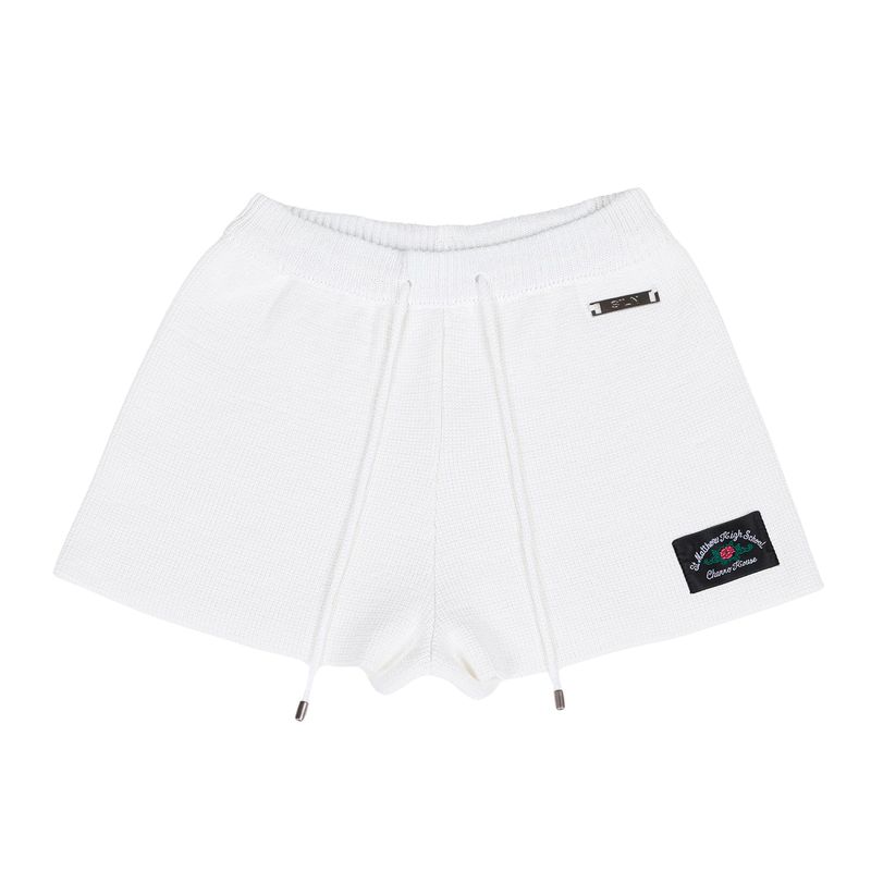 Knitted shorts (WHITE)