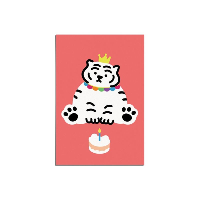 MUZIKTIGER（ムジークタイガー）の「ホワイトポストカード（スマホグッズ/小物）」