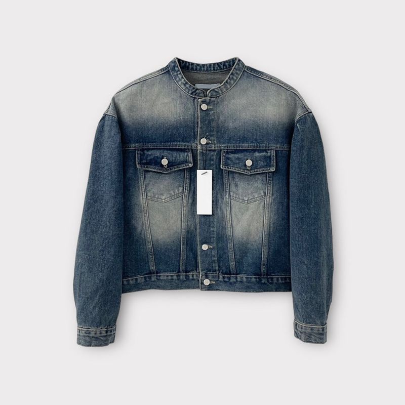 ガーメントディングデニムジャケット