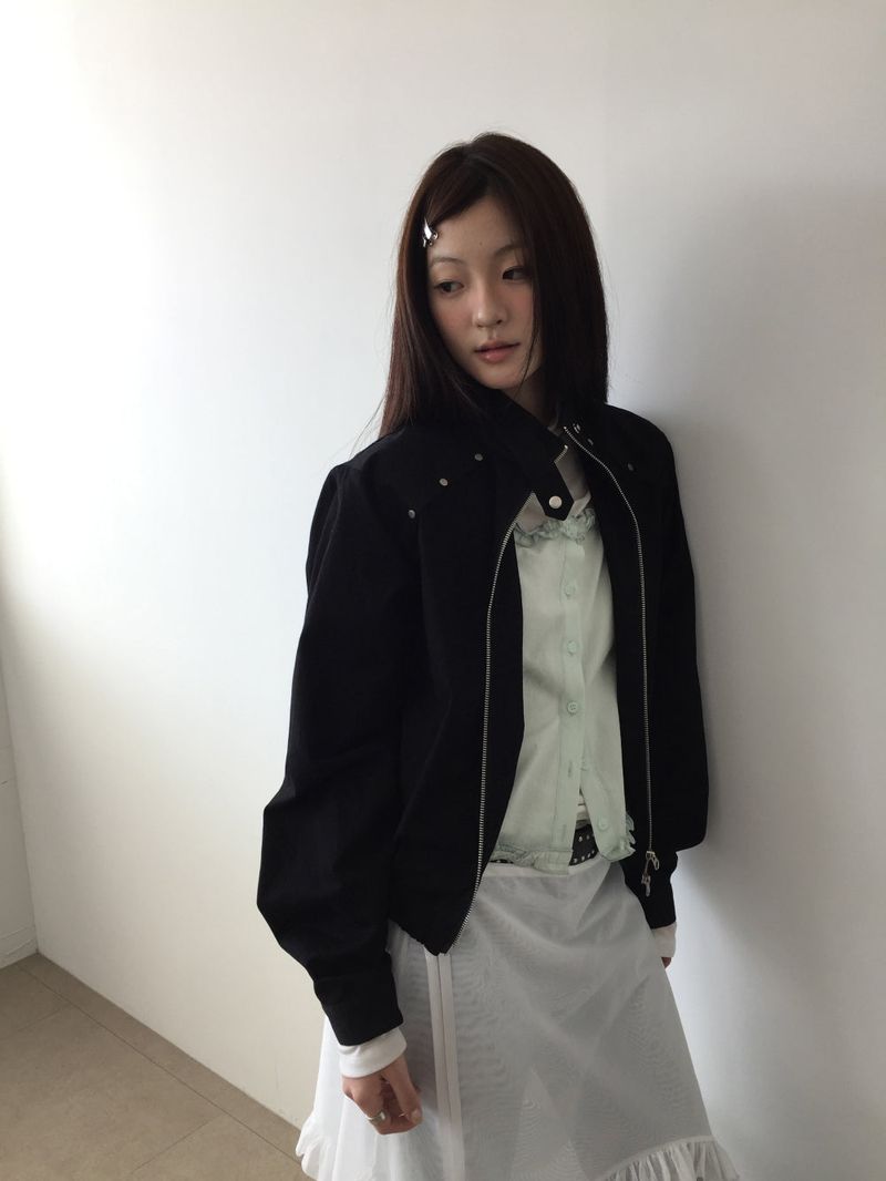 Luke Studded High-Neck Jacket (2color)