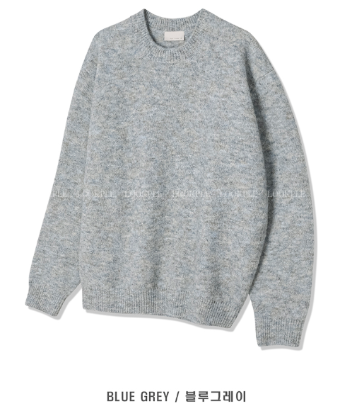 nade Alpaca Overfit Wool Round Knit