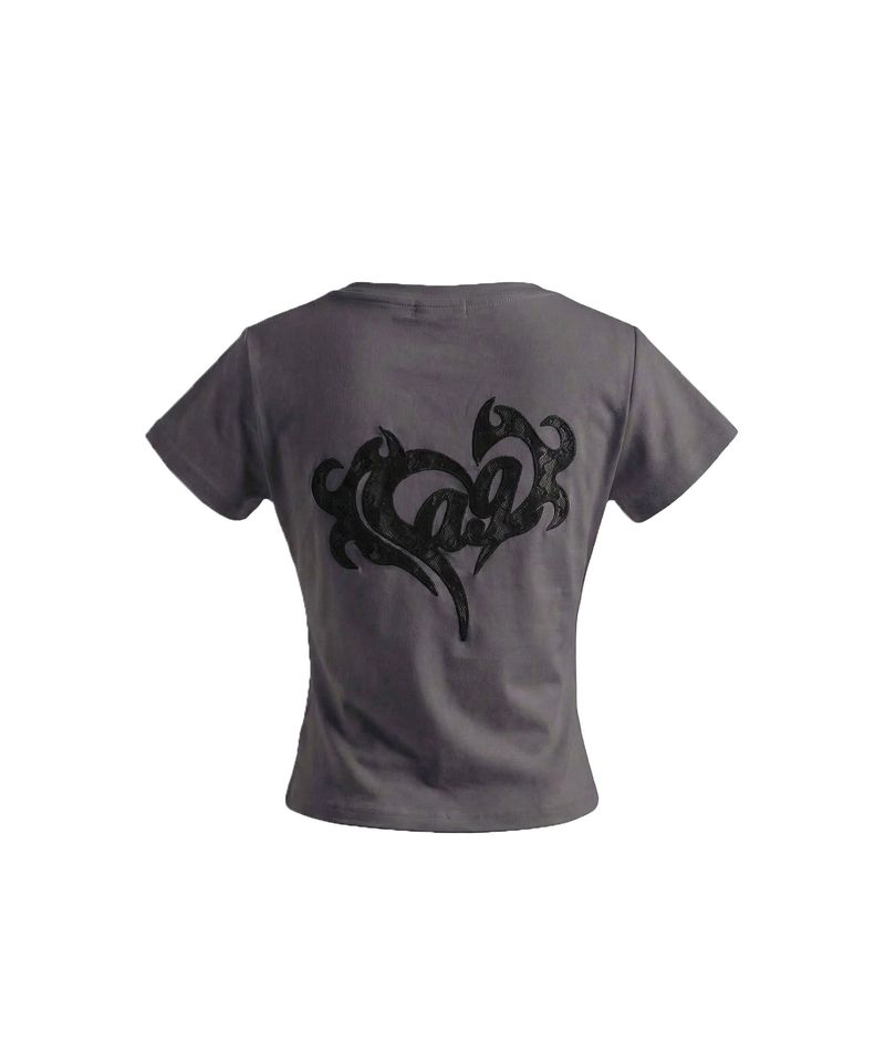 レースハートTシャツ