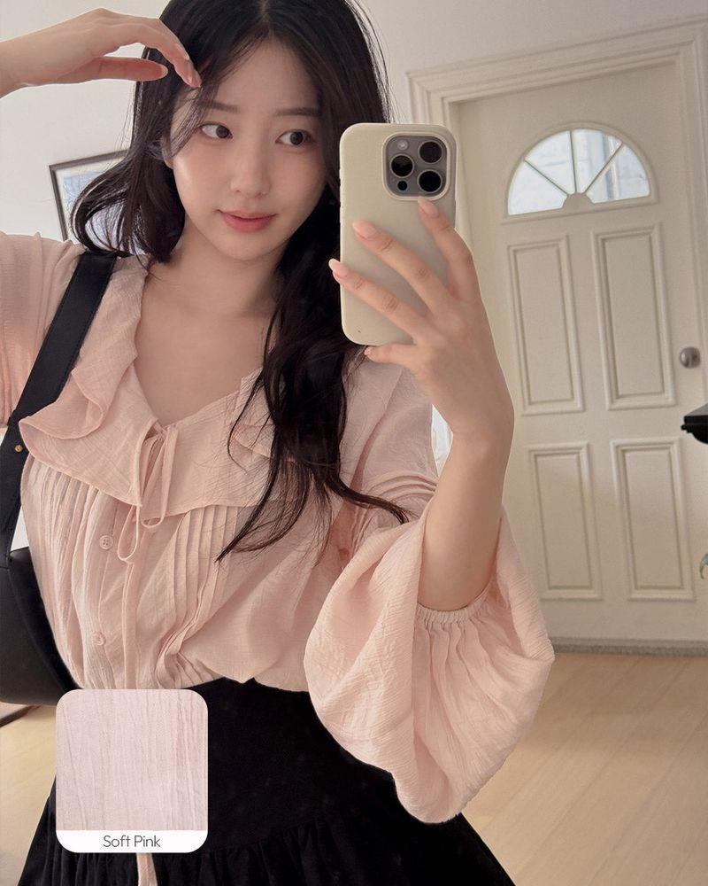 [MADE] Epo frill blouse