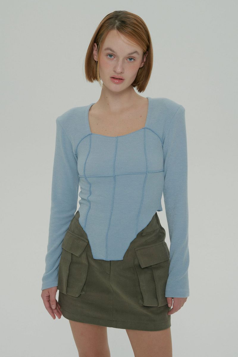 CARGO MINI SKIRT / KHAKI