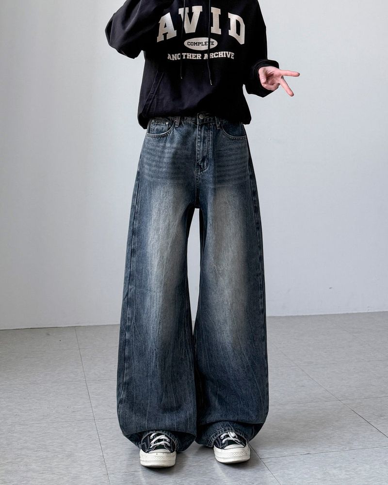 YOURNUS（ユアナス）の「Gordon Crack Wide Denim（Pants）」