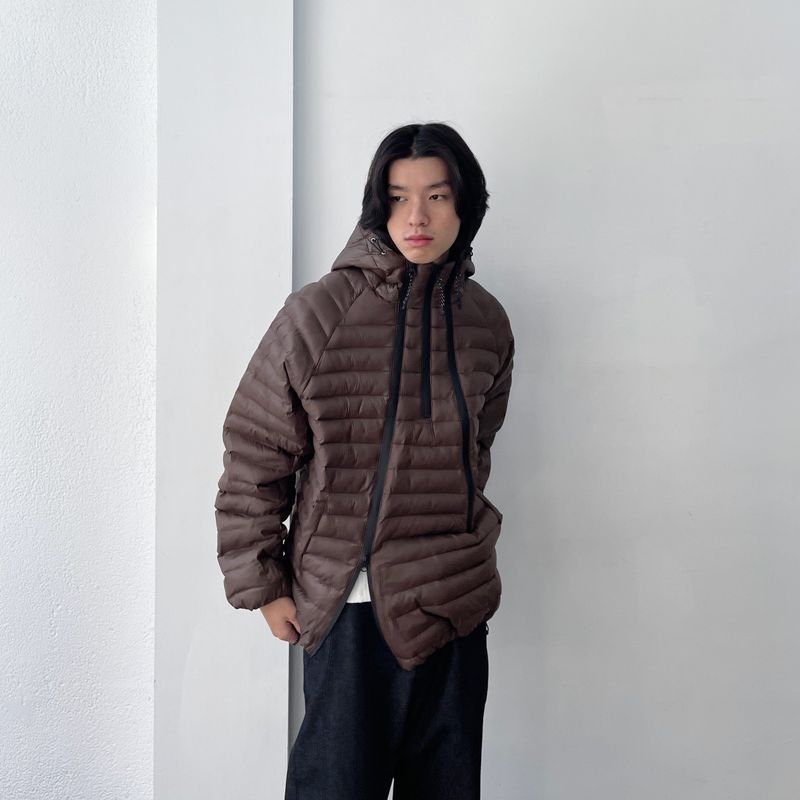 Layered Zip Down Jacket