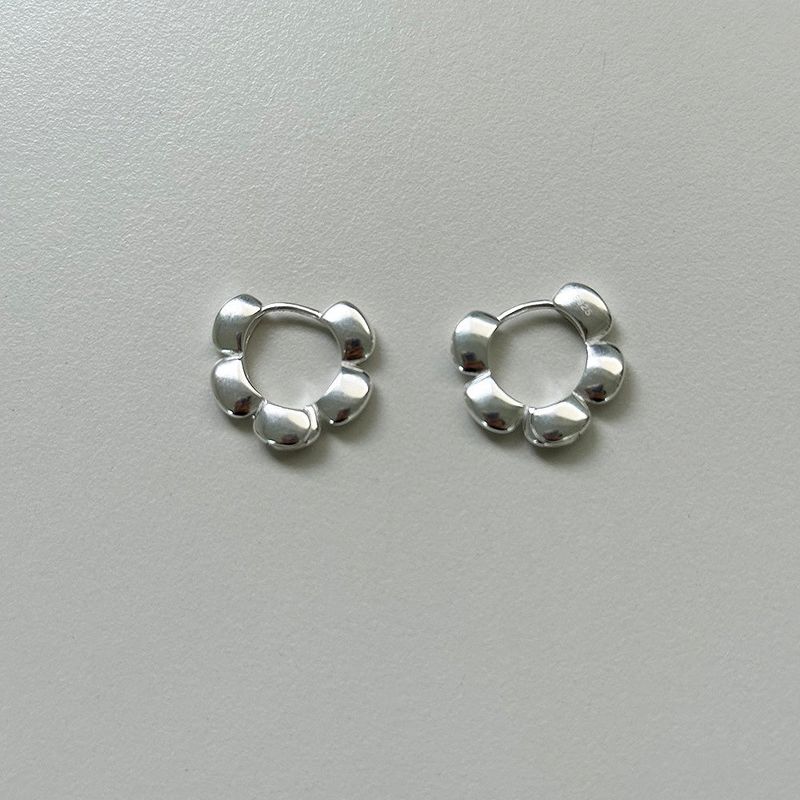 [925silver] Flower pattern earring