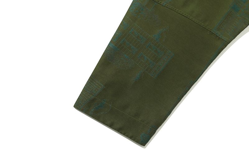 ROMANTIC STREET JACQUARD JACKET_KHAKI