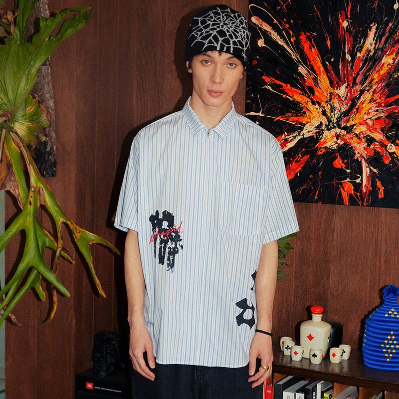 SPIDER WEB SHORT BEANIE