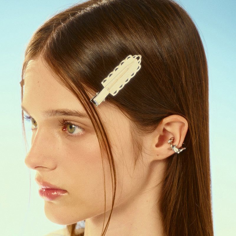 SENTIMENTS（サンティマン）の「NO.546 [シルバー] サーフボードレースヘアピン（ヘアアクセサリー）」