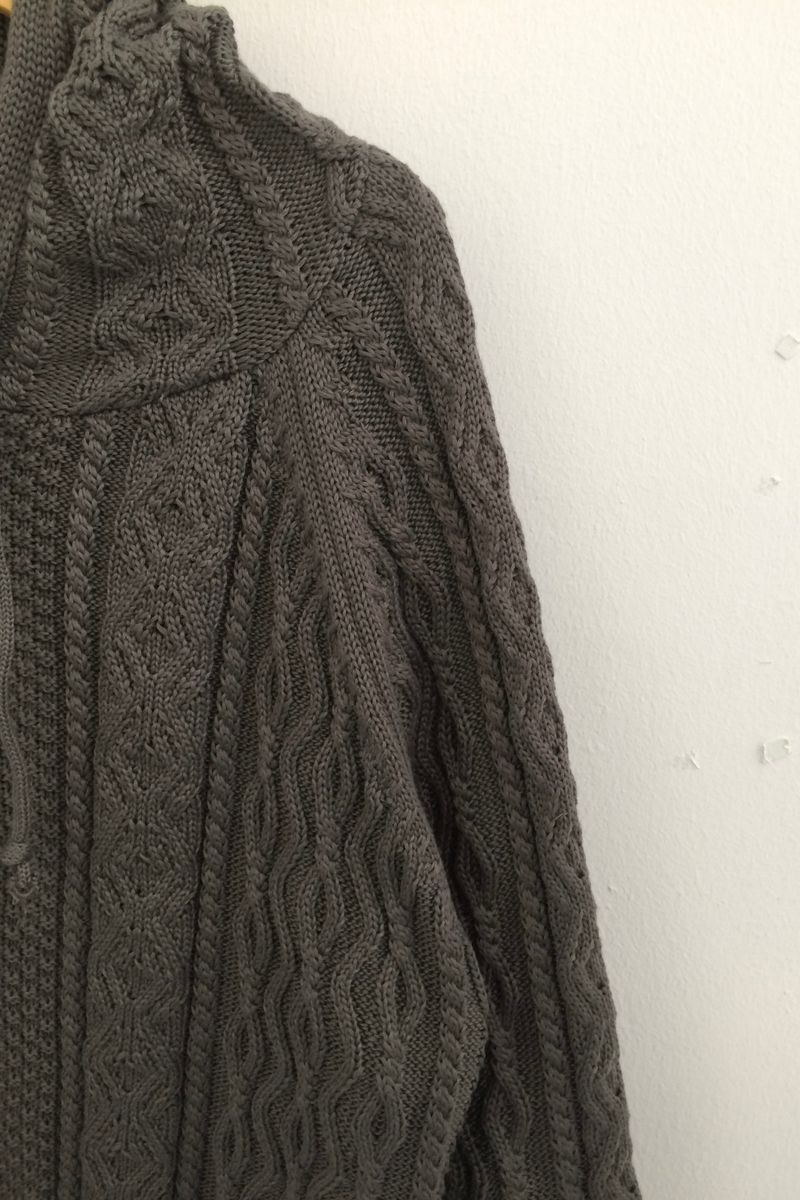 Two Way Cozy Textured Knit Hood