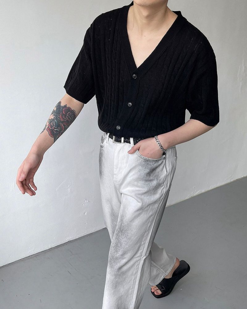 TR2435 Dirty White Jeans (XS ~L)