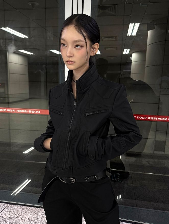 26FW★ MATTE SHIFT LOOSE LEATHER JACKET