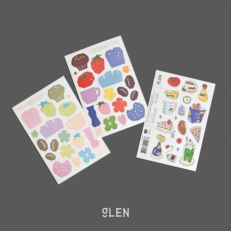 GLENの「ヴィンテージステッカー (3Sheets)（雑貨/ステーショナリー）」