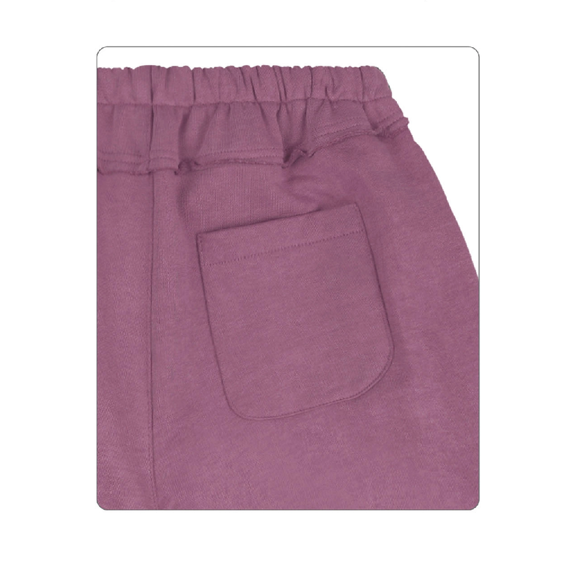 PIGMENT CUTTED BALLOON SWEATPANTS_REDDISH PURPLE
