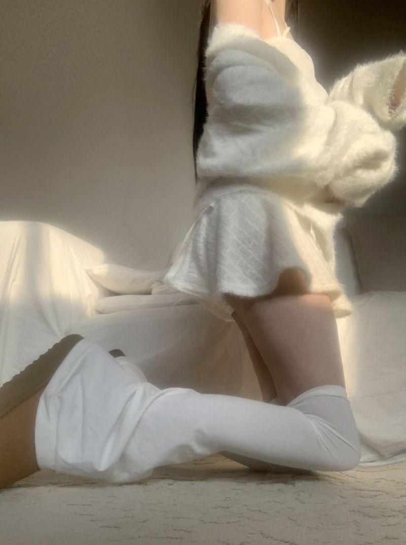 ドナルーズフィットロングソックス (White)