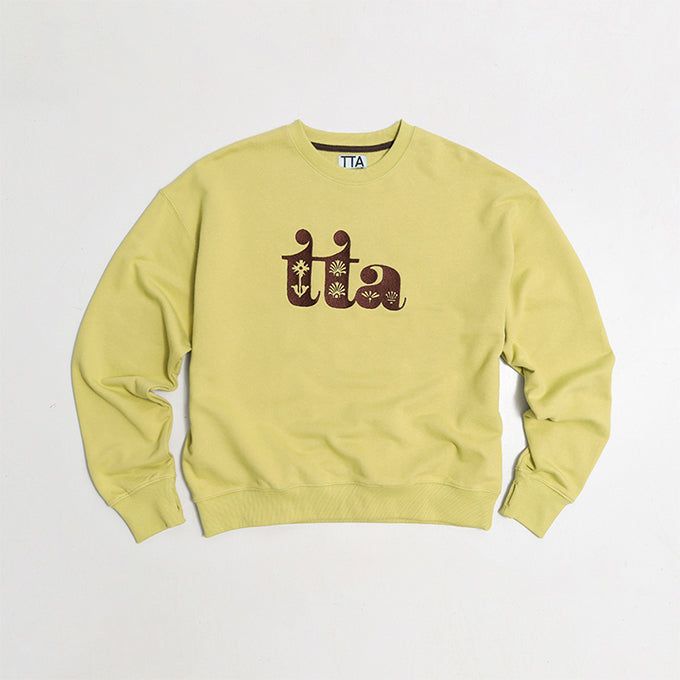 towtow.archive（トゥトゥ アーカイブ）の「GARDEN EMB THUMBHOLE SWEATSHIRTS-GRASS（Tops）」