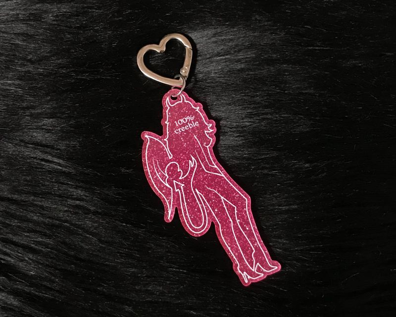 100% creeble keyring