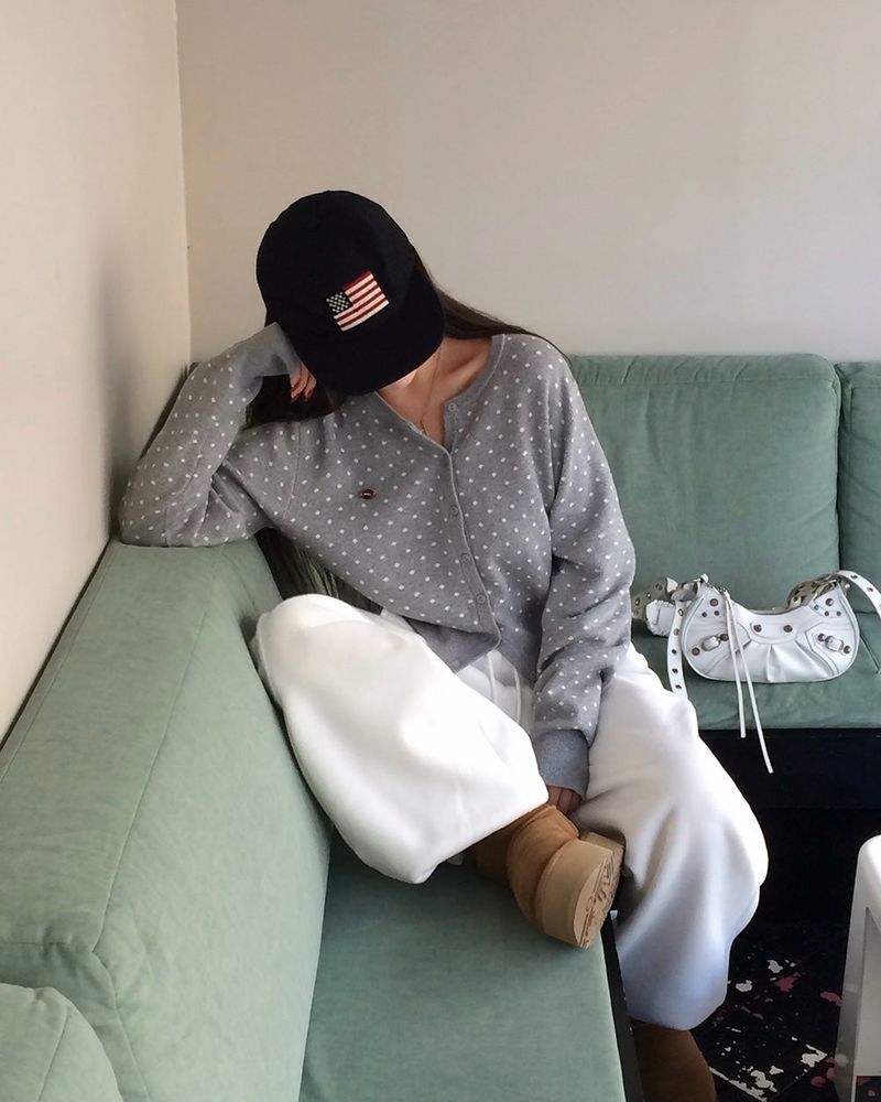 BEIDELLI（ベイデリー）の「[ORIGINAL] Poky Dot Knit Cardigan（Tops）」