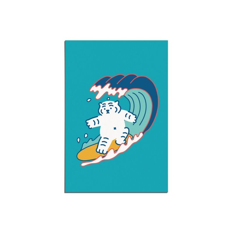 MUZIKTIGER(ムジークタイガー)の「SURFING TIGER POST CARD(Smartphone Accessories)」