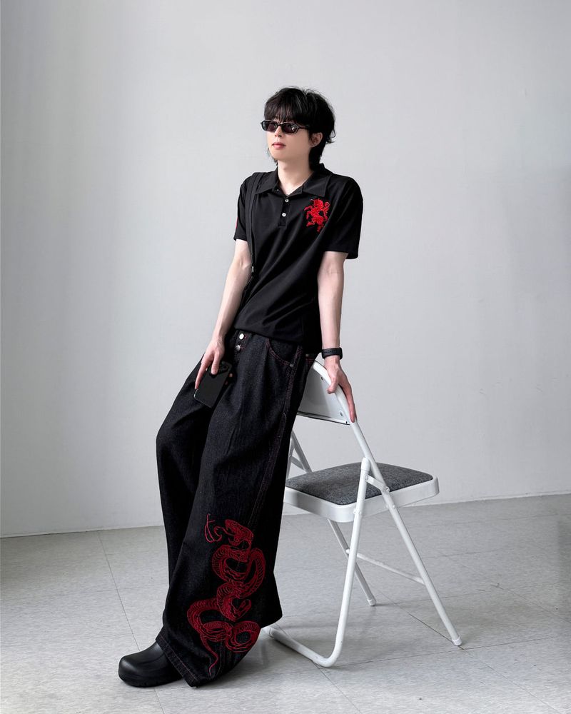 Maive Half Collar T-Shirt