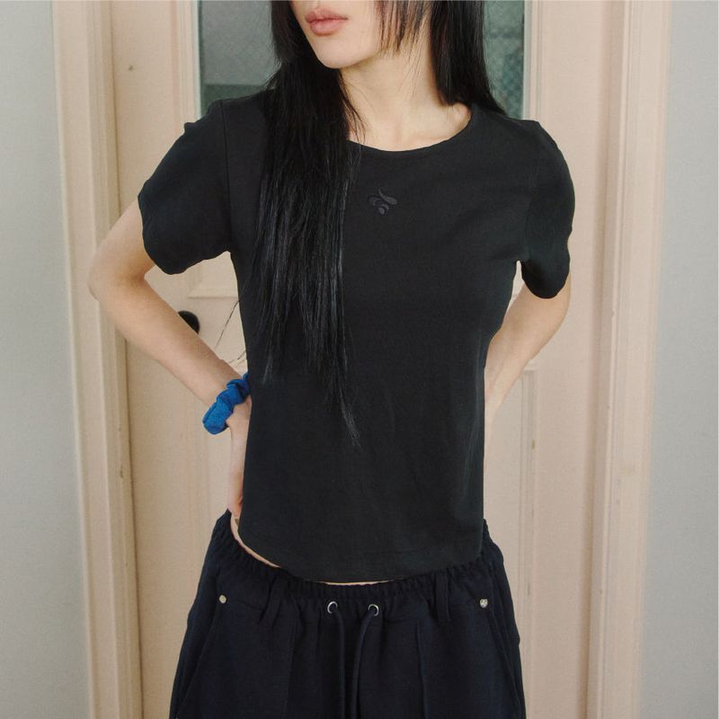 Updraft Slim Fit T-shirts [Black]