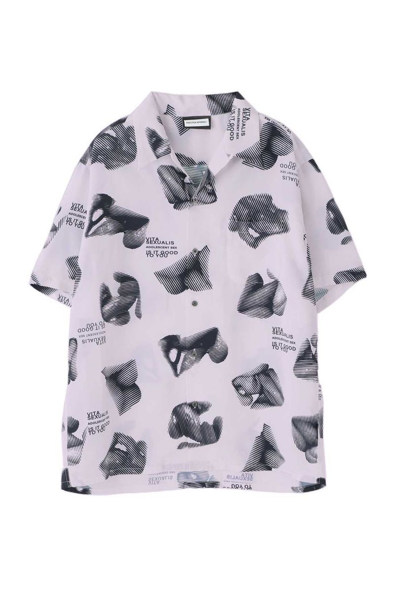 OPEN COLLAR PRINT SHIRTS