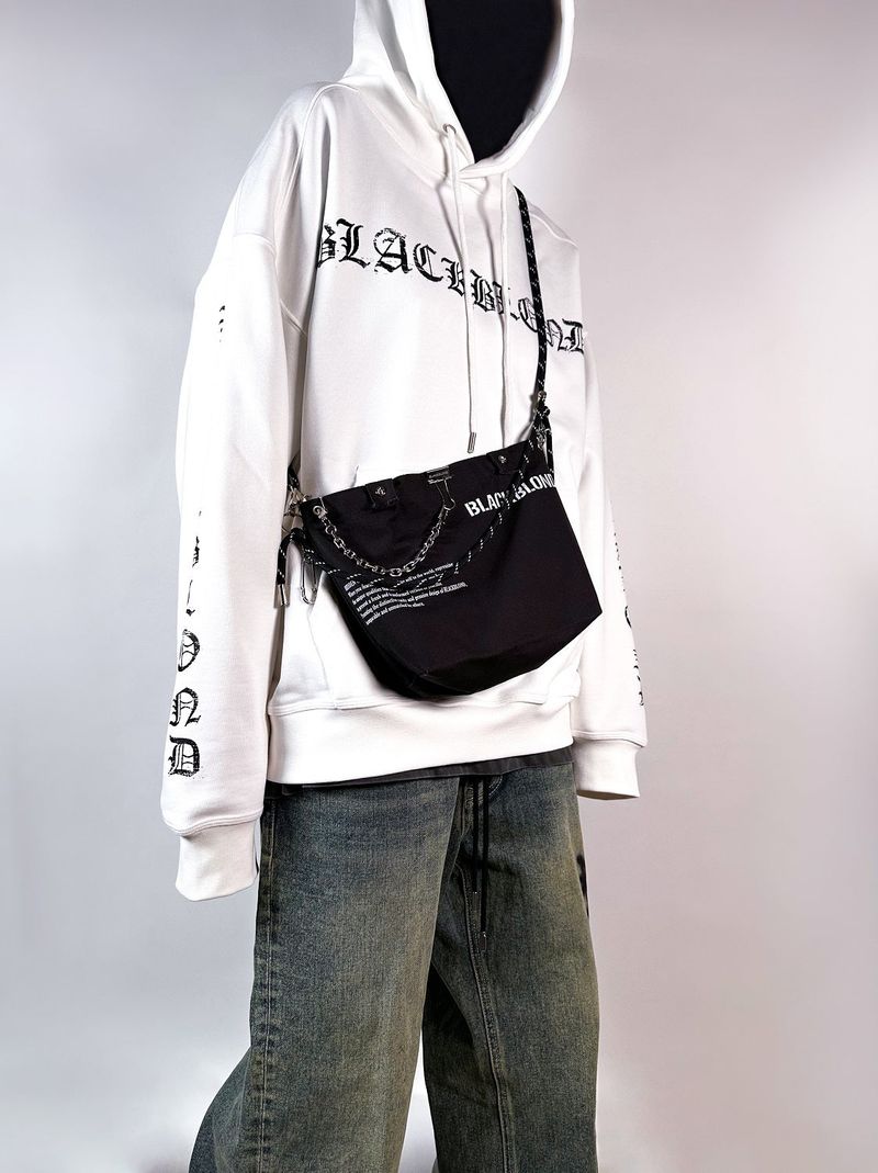 BBD Handcrafted Rope Cross Bag (Black)
