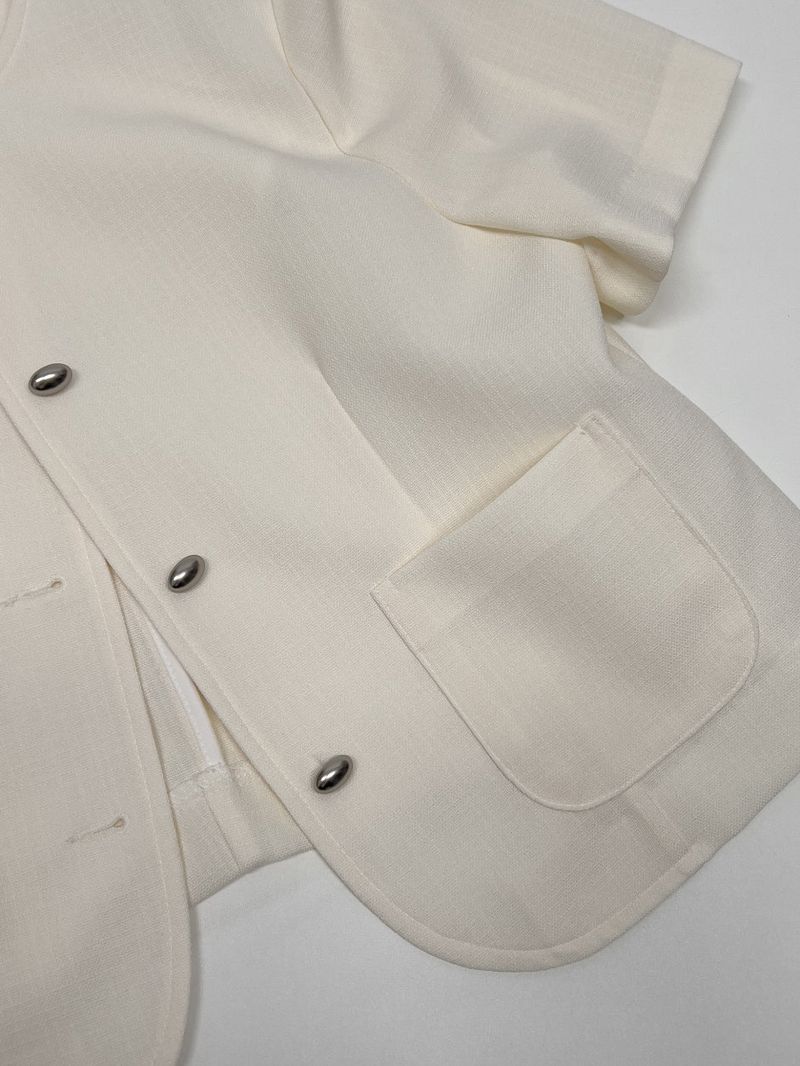 Lara Tweed Short Sleeve Jacket