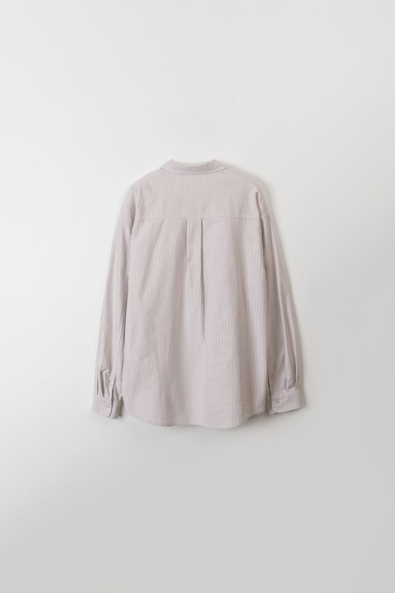 Classic stripe shirts (Brown)
