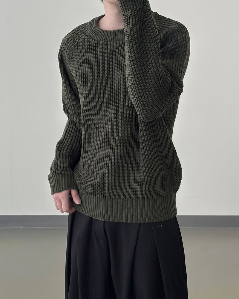 Hild Panel Cropped Hachi Knit