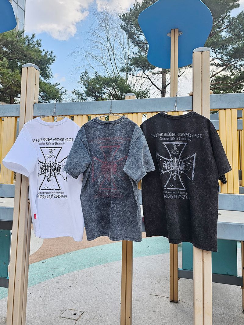 VENTIQUE 25 skeleton T-shirt 3color