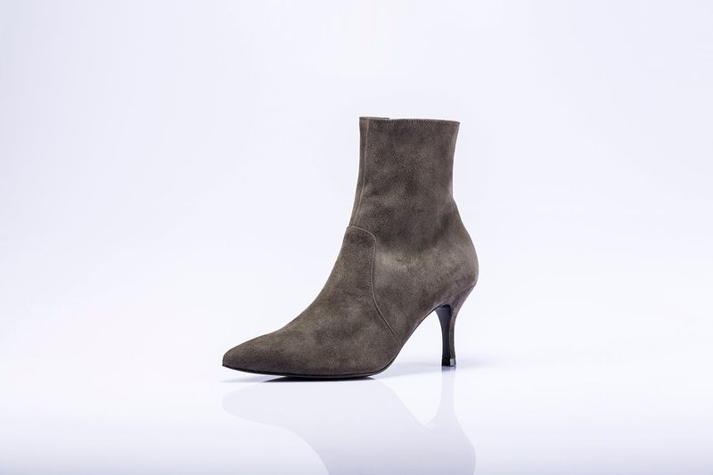 Socks Boots_Gray Suede