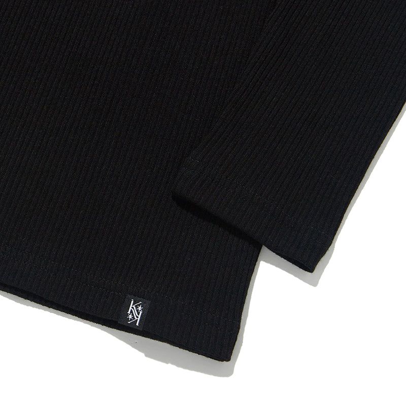 COLLECTION BACK OPEN LONG SLEEVES [BLACK]