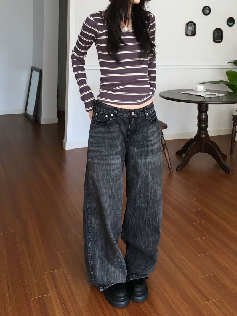 Kitten（キッテン）の「Daily Low Wide Denim Pants (2 colors)（Pants）」